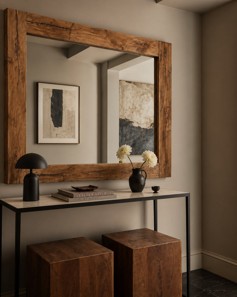 Luna Reclaimed Oak Mirror