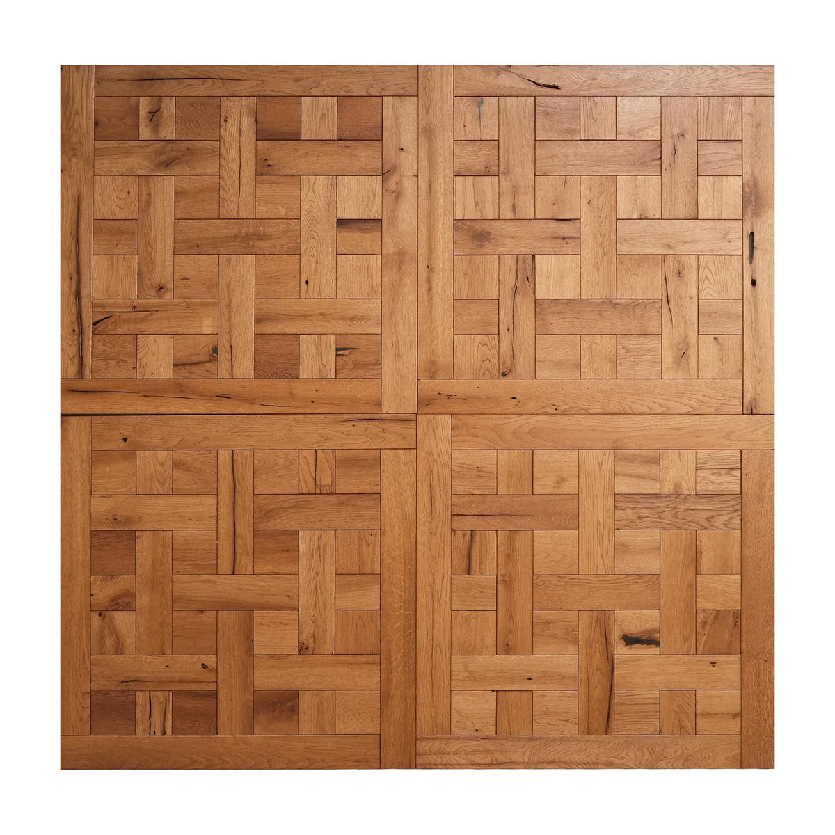 Chantilly reclaimed oak marquetry parquet – detail 2