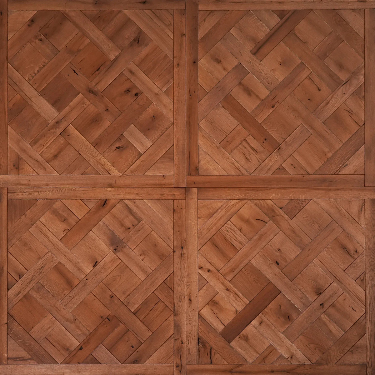 Versailles reclaimed oak marquetry parquet panel