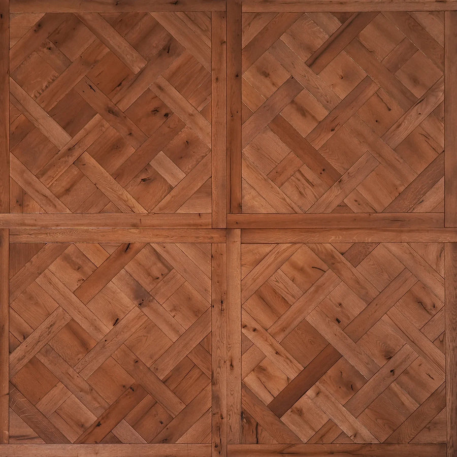 Reclaimed Wood Marquetry Parquet Flooring