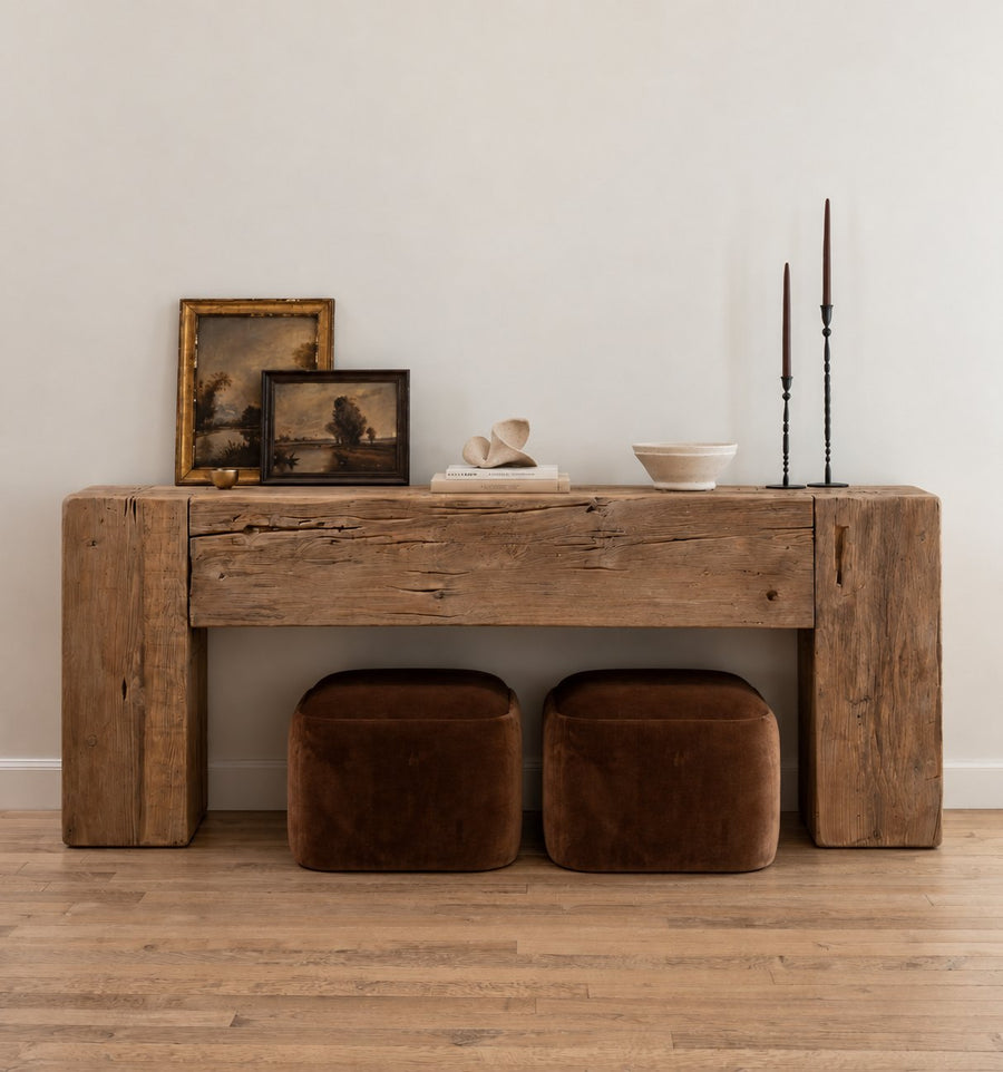 Monastery Reclaimed Oak Console Table