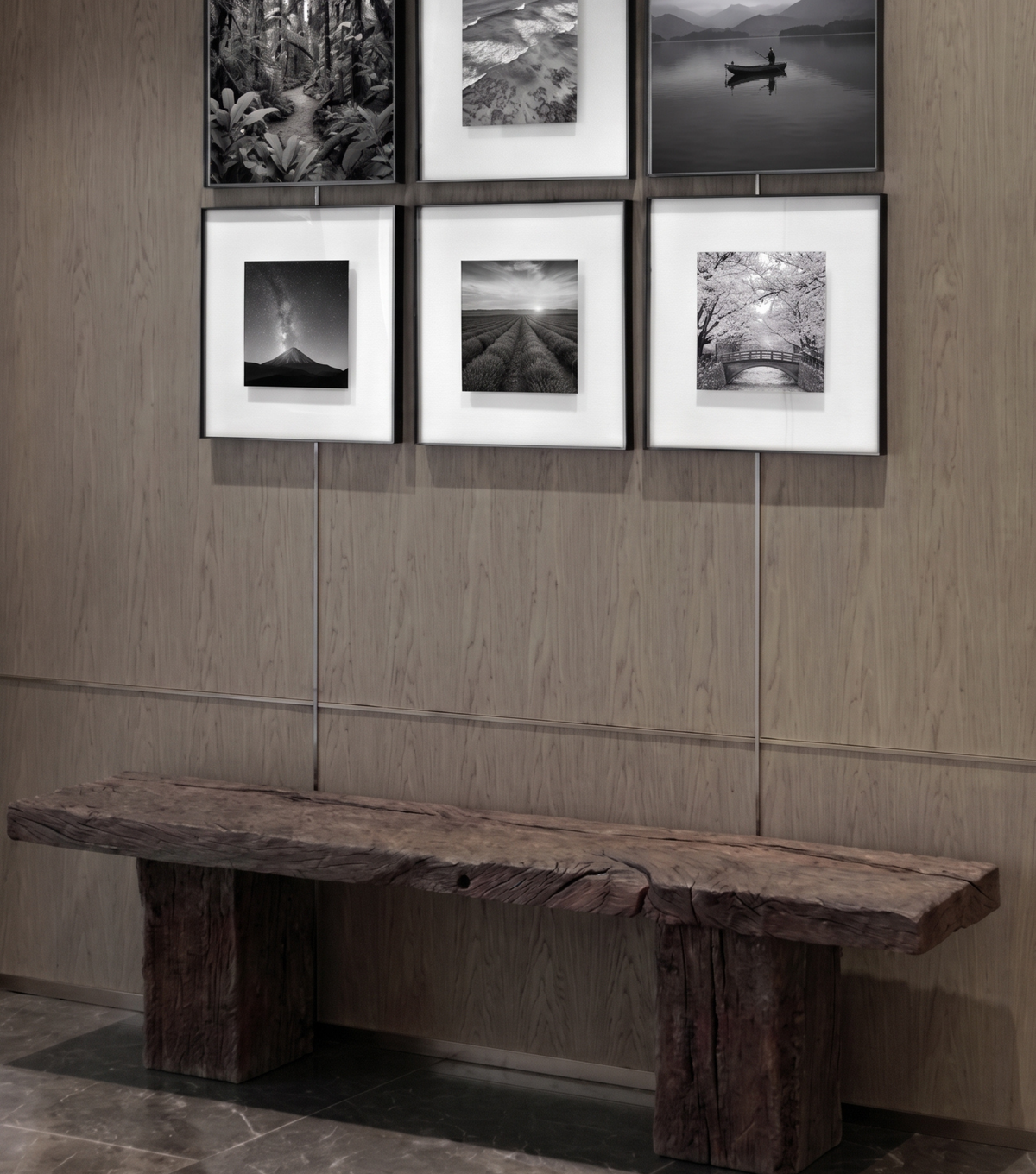 Trabes Reclaimed Oak Bench