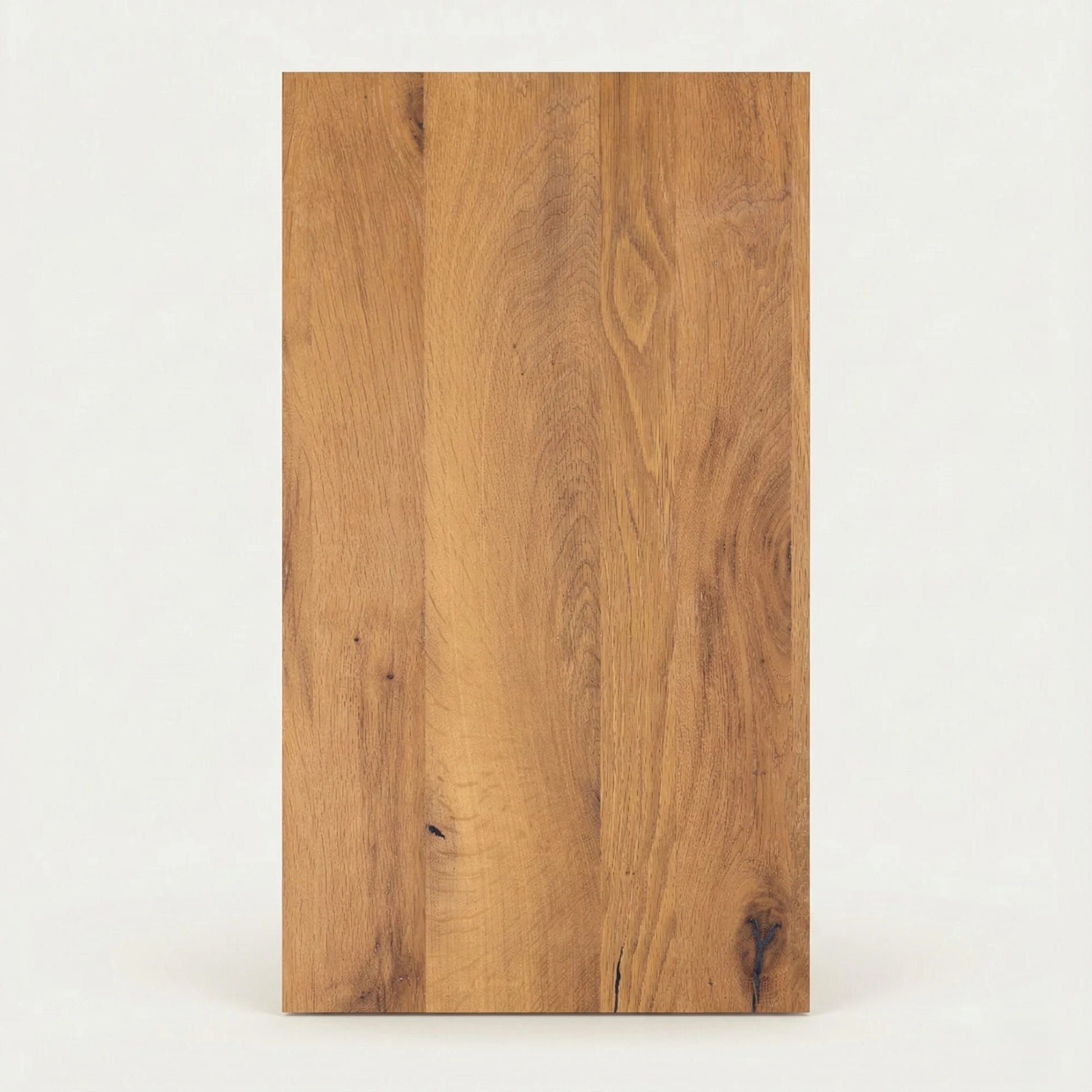 A reclaimed oak oiled panel is the most popular choice for worktops, table tops and kitchen islands. 