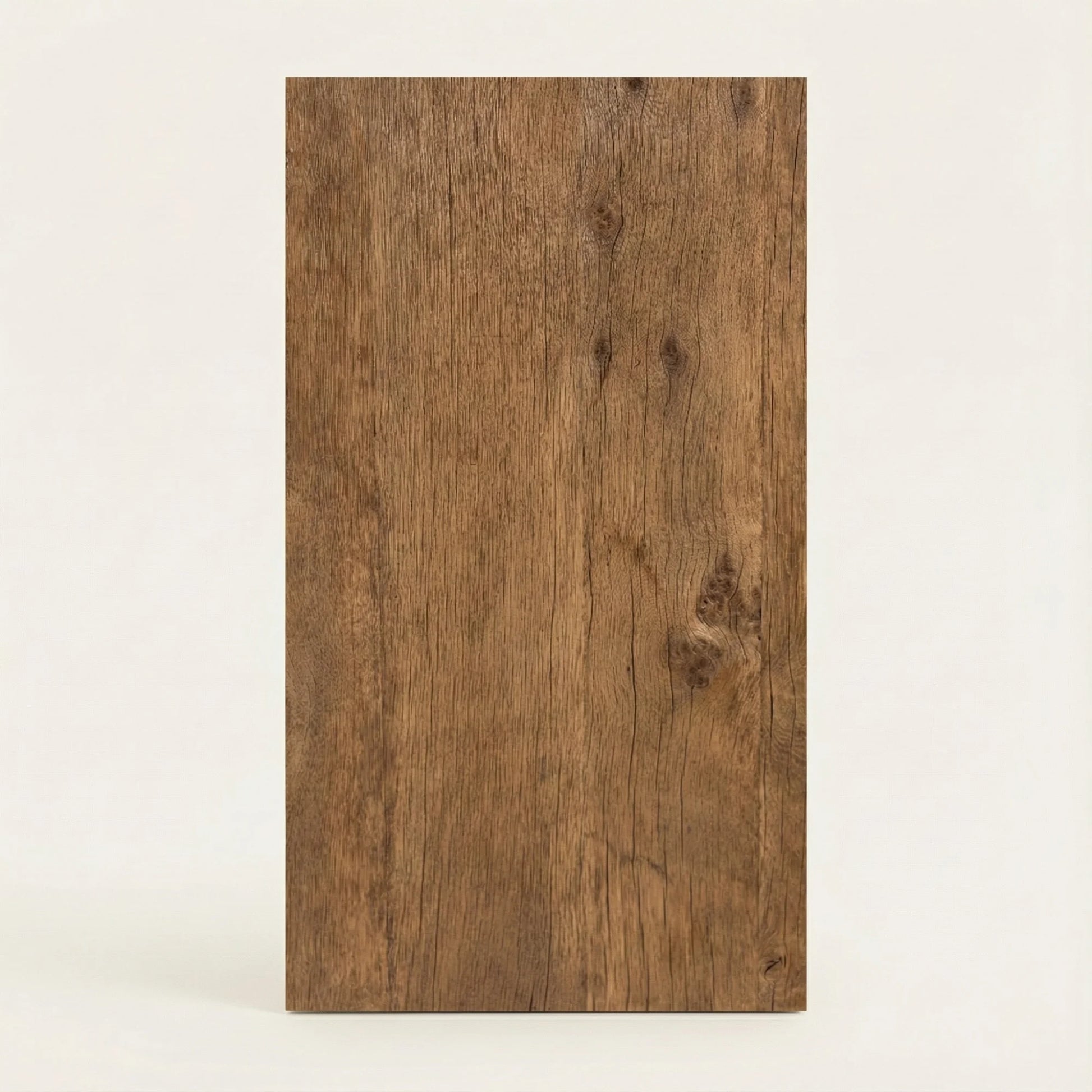A reclaimed oak original surface panel keeps the outer face of the timber exactly as it was found.