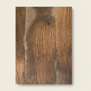 A reclaimed oak planed panel gives you the durability and warmth of aged timber with a smooth, even surface on all faces. 