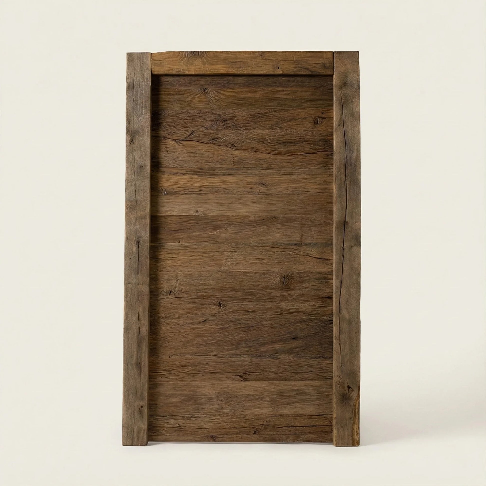 Wide Panel Cladding:
reclaimed oak wall cladding panel wide panel original surface deep warm brown