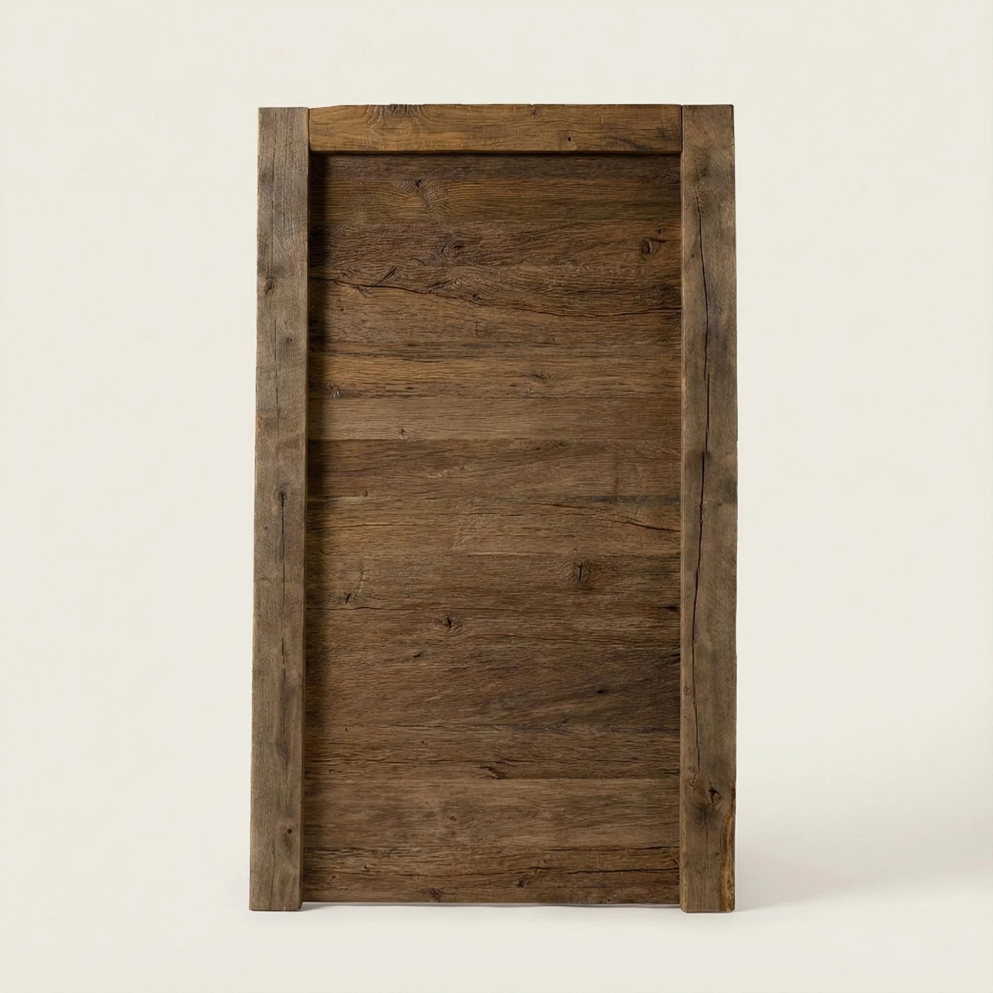 Wide Panel Cladding:
reclaimed oak wall cladding panel wide panel original surface deep warm brown