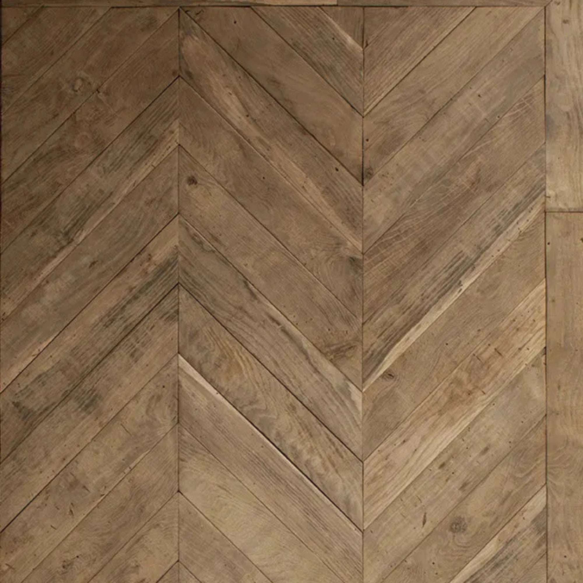 Reclaimed Wood Chevron Flooring