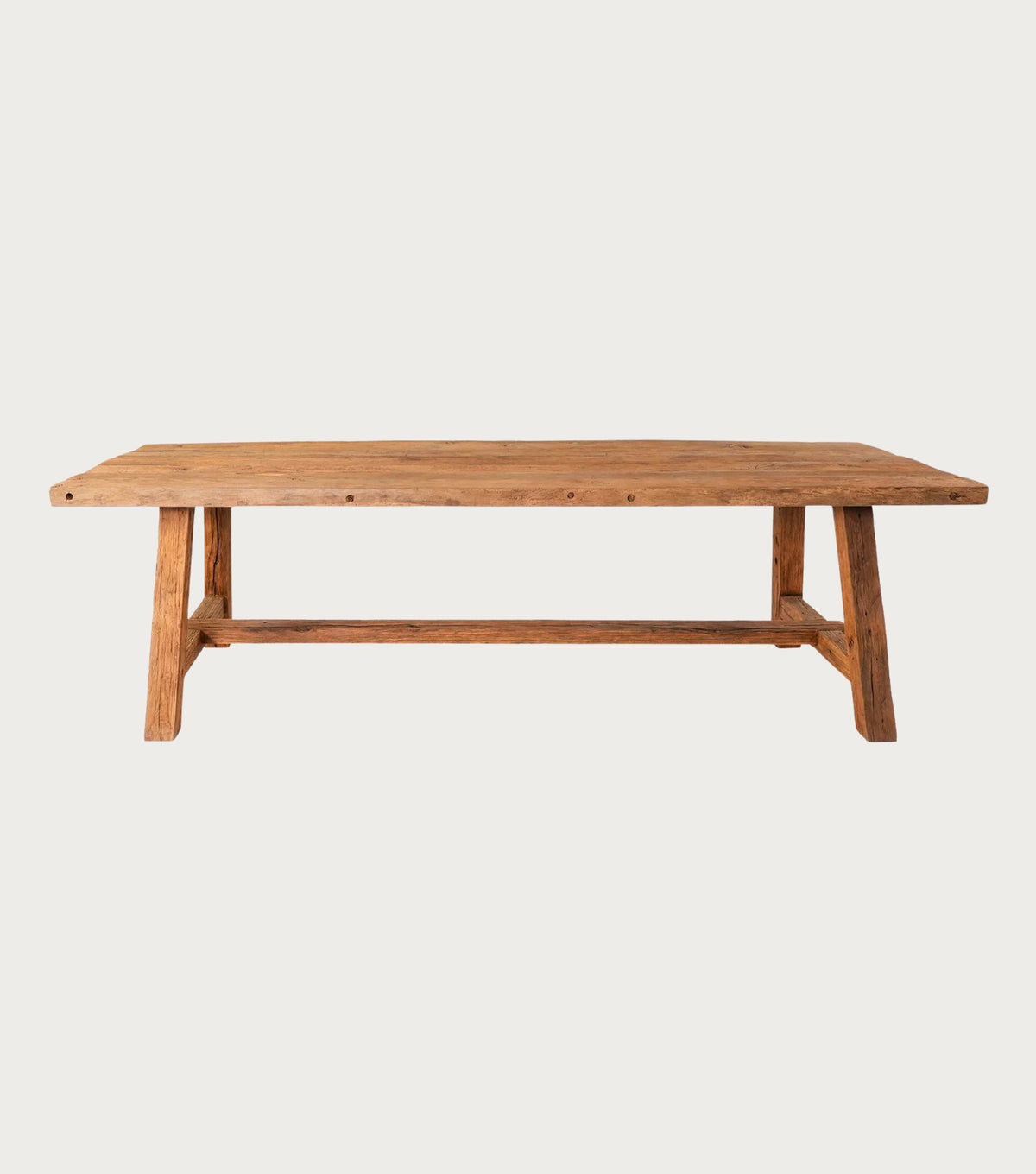Agora Reclaimed Oak Dining Table – front view