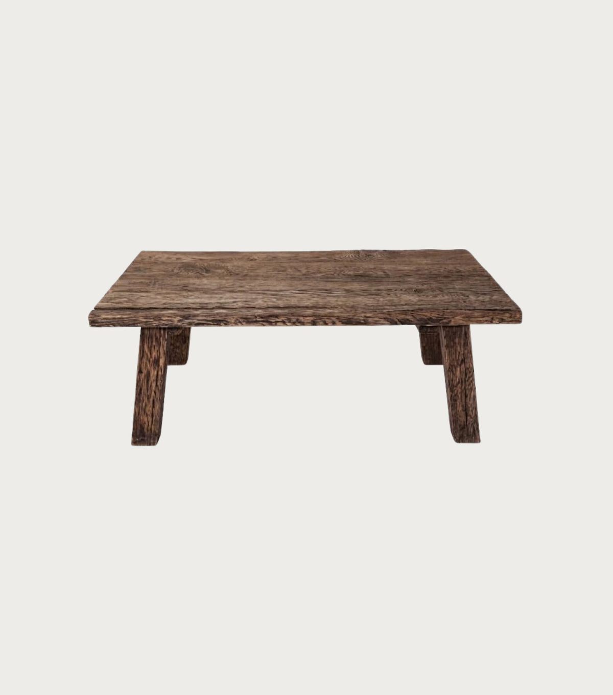Massalia Reclaimed Oak Coffee Table – front view