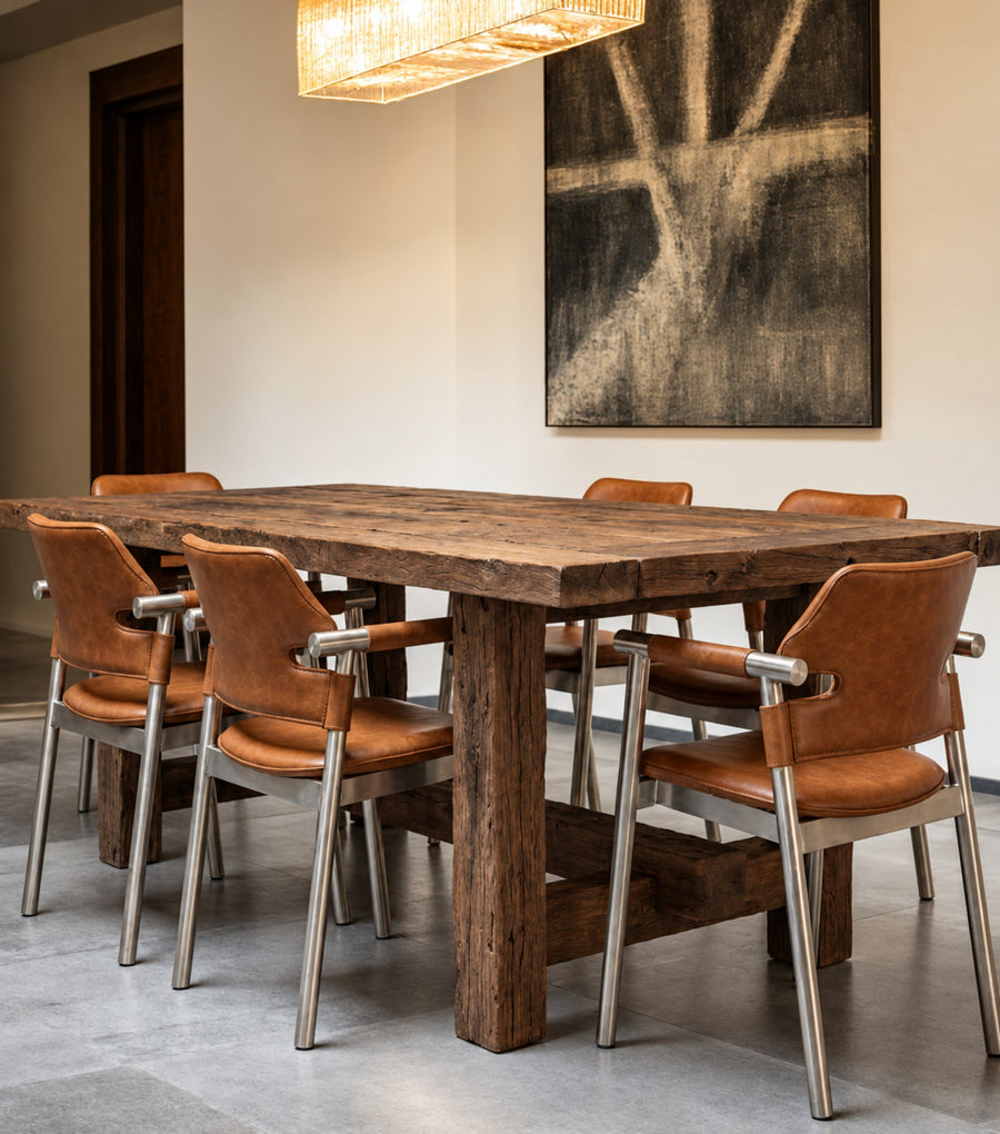 Matera Reclaimed Oak Dining Table