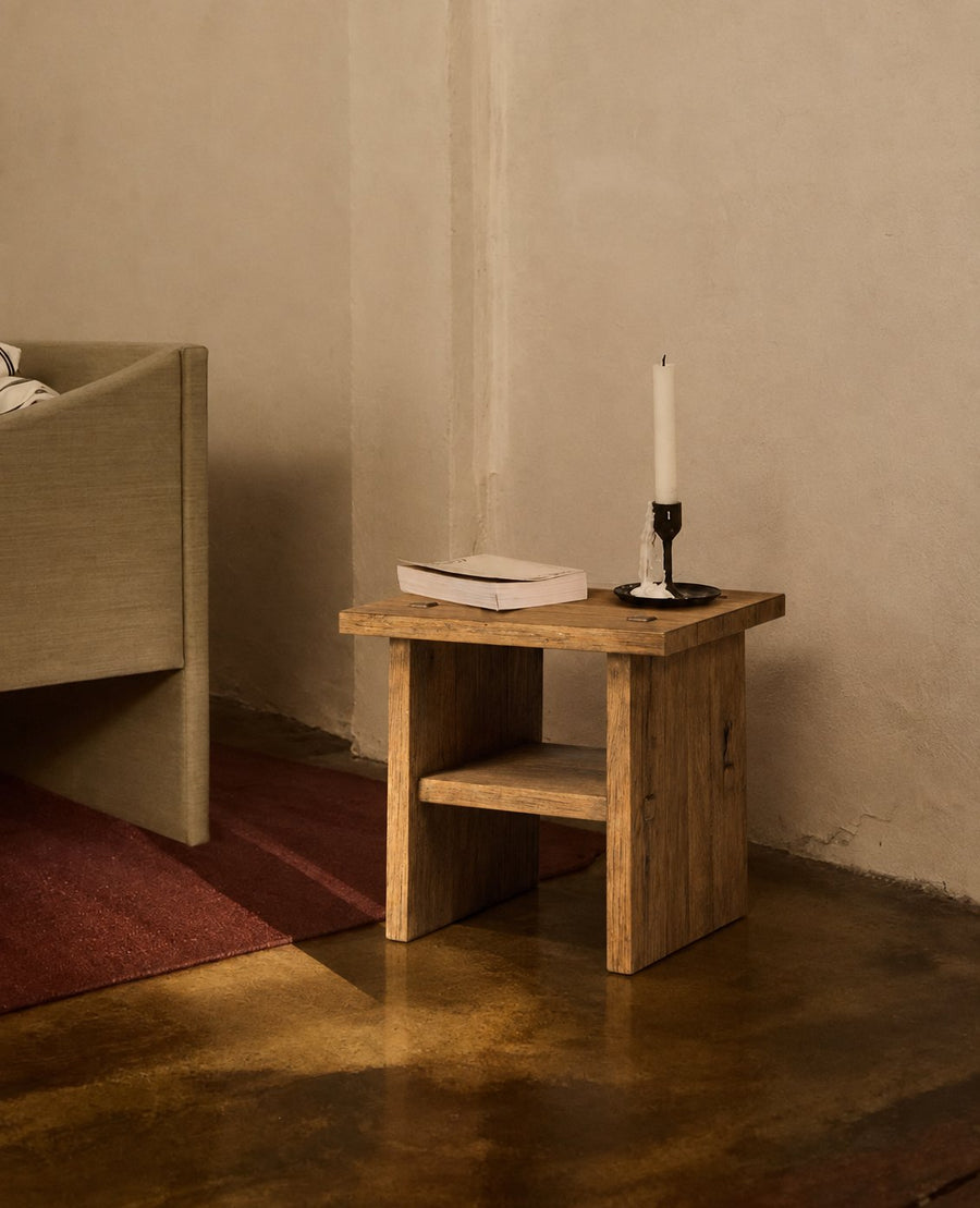 Mitra Reclaimed Oak Side Table