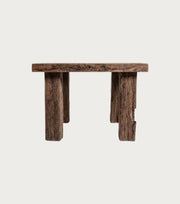 Ostia Reclaimed Oak Coffee Table – front view on a plain background