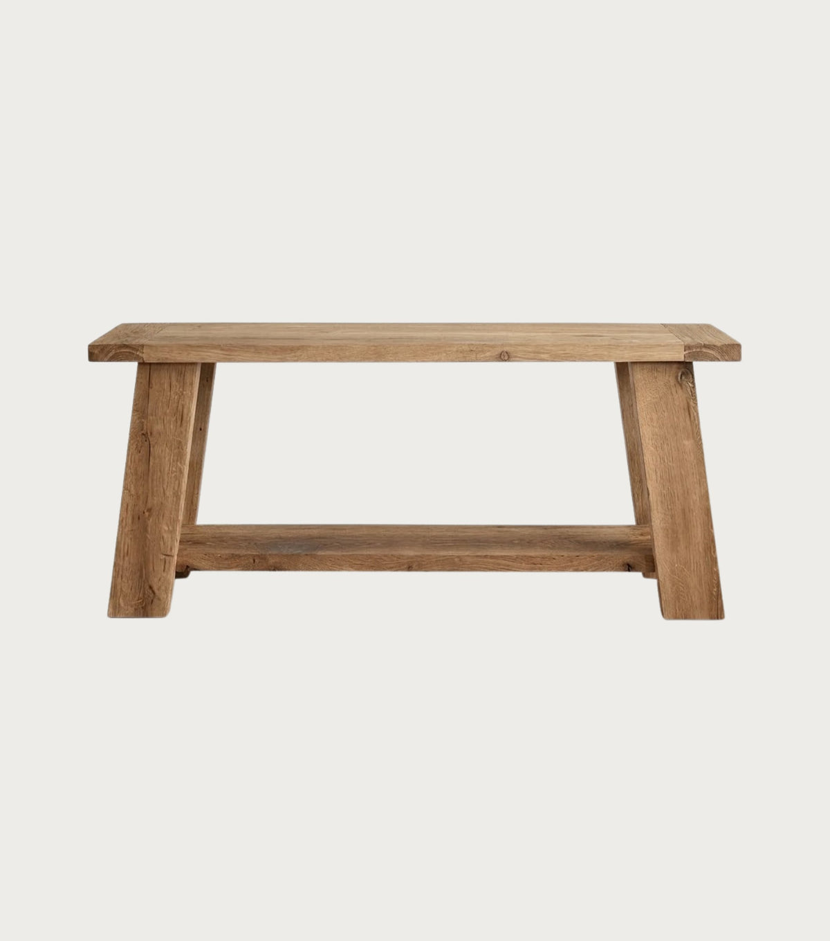 Panora Reclaimed Oak TV Unit – front view on a plain background