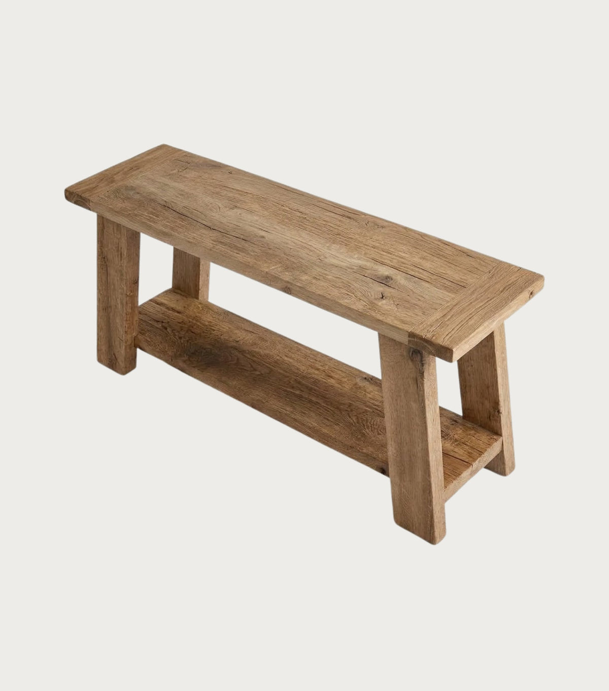 Panora Reclaimed Oak TV Unit – three-quarter view