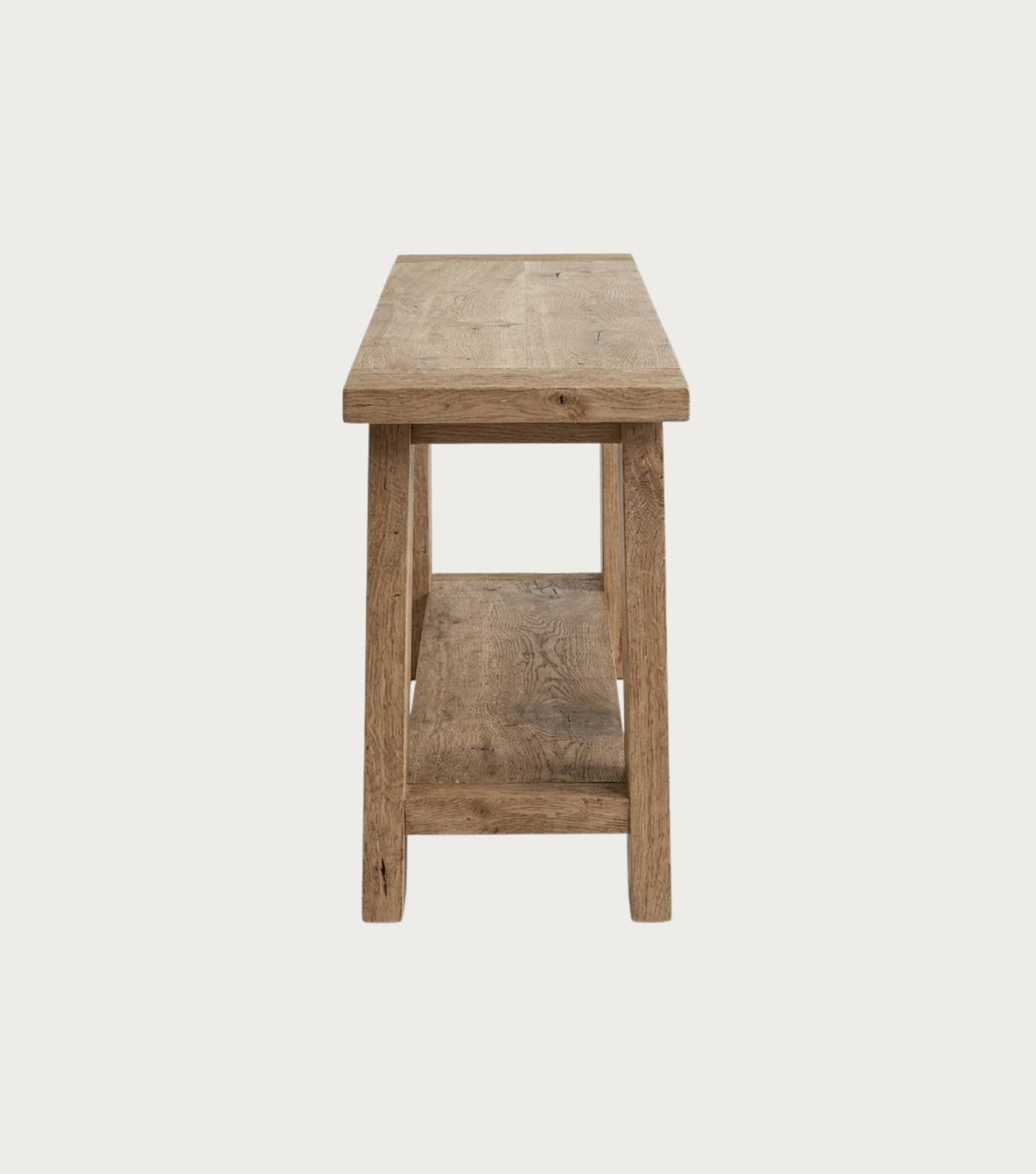 Panora Reclaimed Oak TV Unit – end view