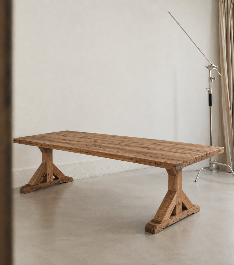 Serra Reclaimed Oak Dining Table