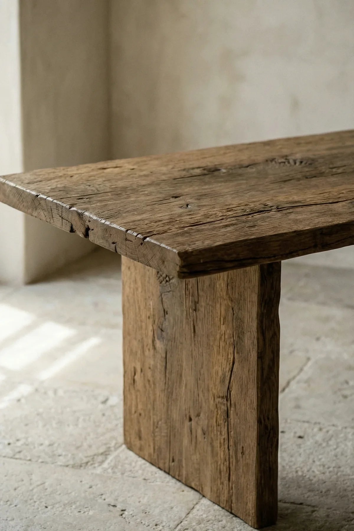 Thebes dining table in a living and dining space interior setting